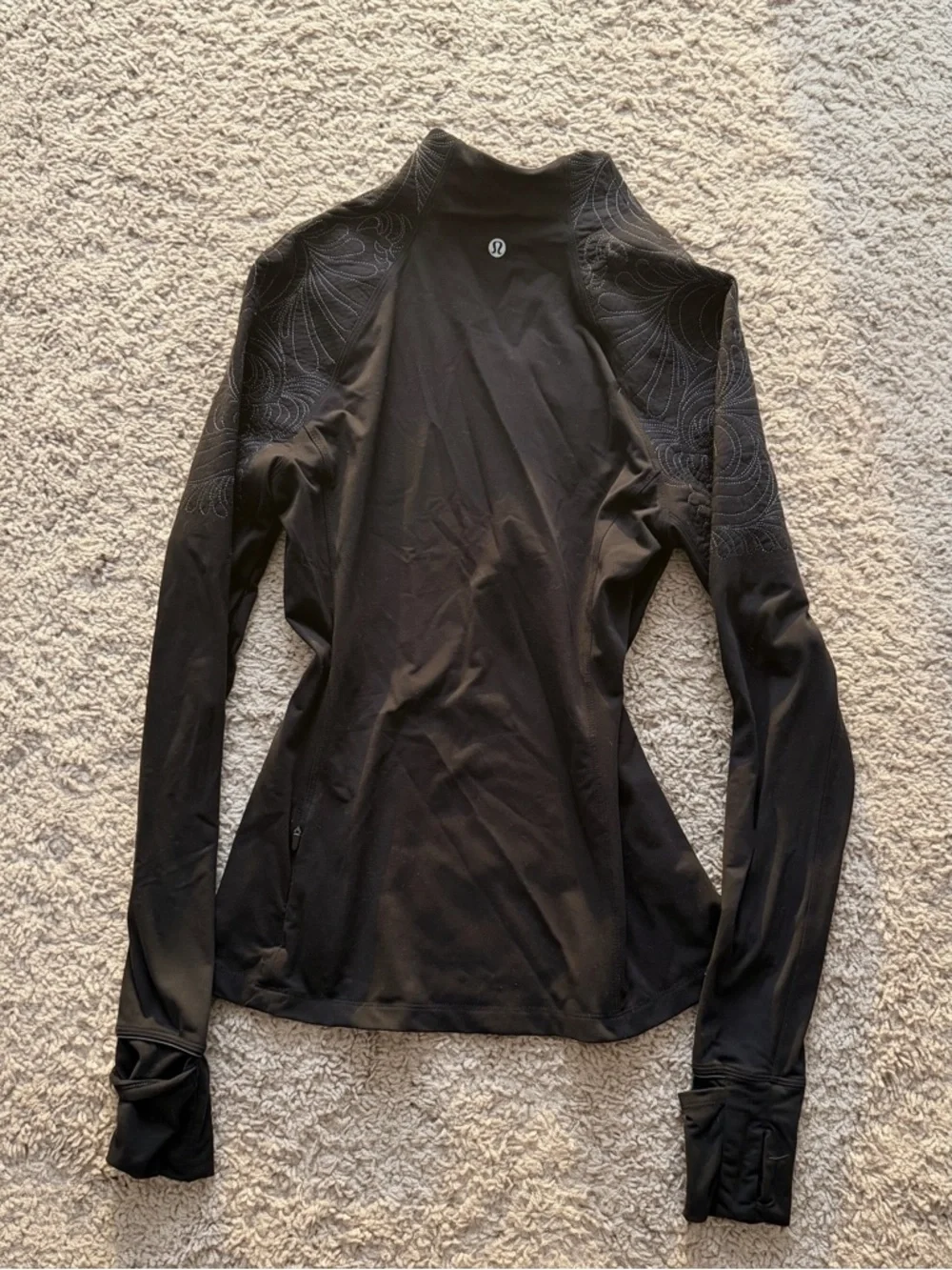Lululemon Black Zip-Up Jacket | Size 6 | Great Condition